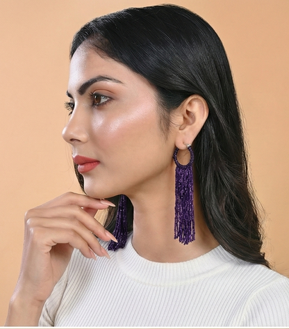 Violet Fiesta Earrings