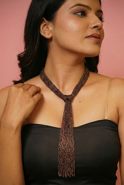 Bohemian Long Bead Necklace