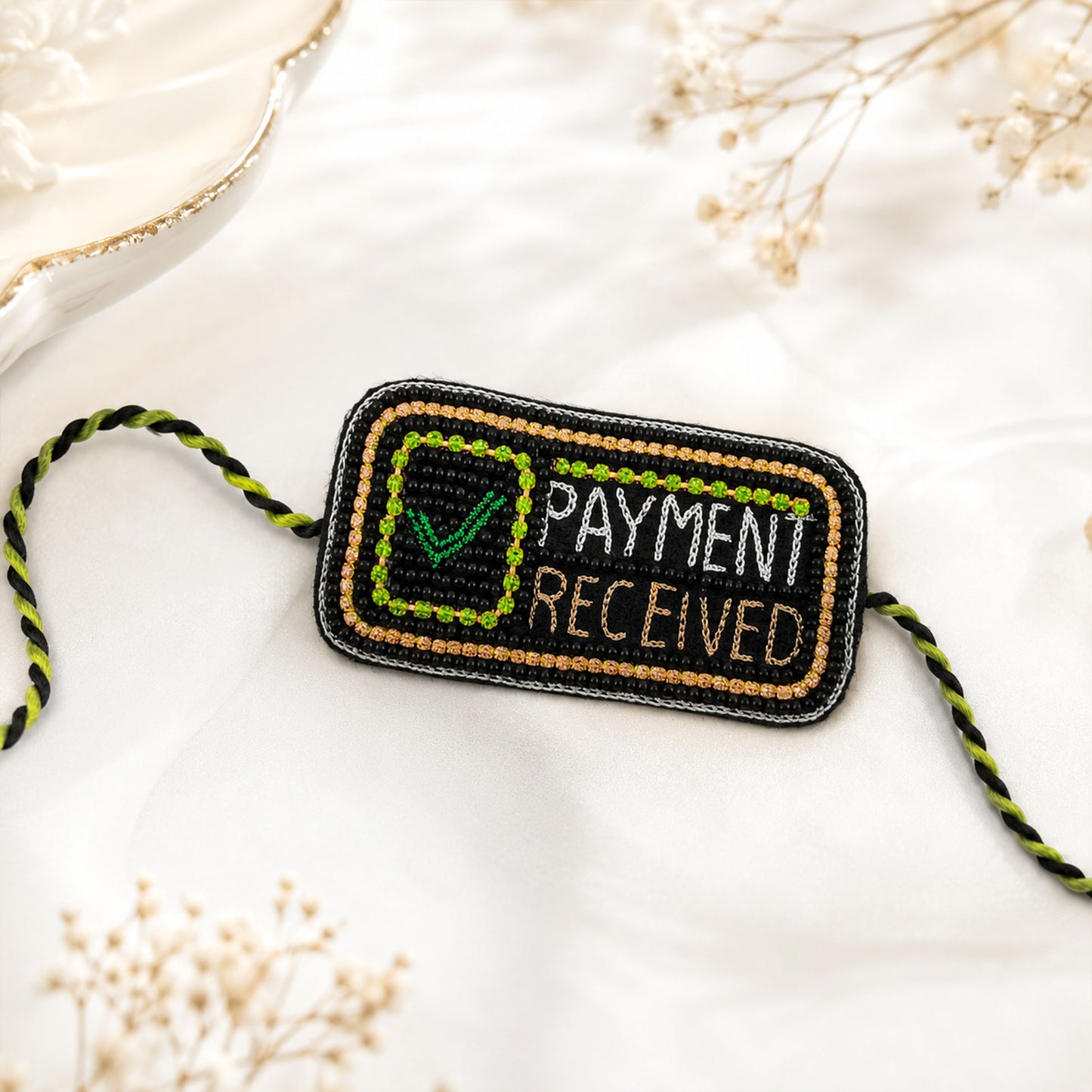 Payment Received designer rakhi on festive